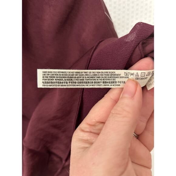 Free People Intimacy Womens Turn it On Plum Sequins Cami Swing Womens Top XS NWT - Picture 8 of 11